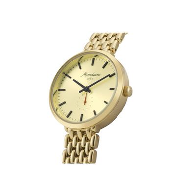 Relogio Mondaine Feminino Ref: 32914lpmvdm1 Clássico Dourado 1954
