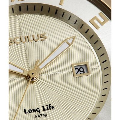 Relógio Seculus Masculino Ref: 44265gpsvda1 Social Dourado