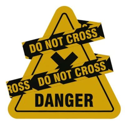 Mousepad / Imã Decorativo ColorFun - Danger