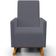 Poltrona de Amamentação com Balanço Ravena W01 Suede Cinza  - Lyam Decor