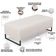 Kit 02 Puffs Decorativo Sala de Estar Bali W01 Base de Ferro 120x50 cm Bouclê Cru - Lyam
