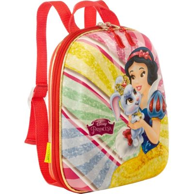 Mochila Infantil Branca de Neve Tamanho P - Vermelha