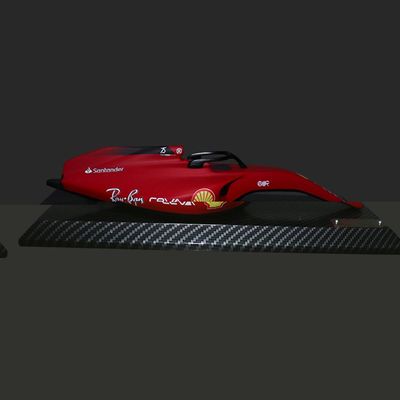 Miniatura 3D Quadro Decorativo 33cm x 12,5cm Carro Red 2023 75 Vermelha G53 - Gran Belo