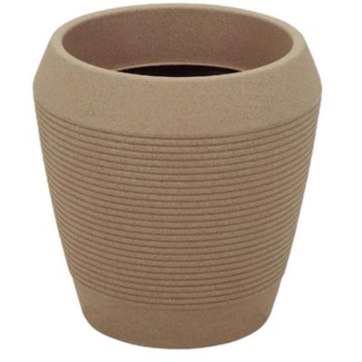 Vaso Decorativo de Flor Tramontina 12kg Egípcio Granito Areia Folhagens Jardins Varandas