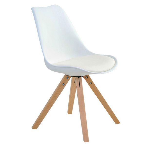 Cadeira Decorativa Sala e Escritório Neo (PP) Branca - Gran Belo