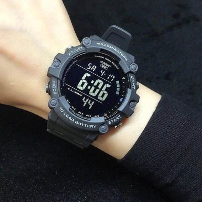 Relógio Casio Masculino Ref:Ae-1500wh-8bvdf Digital Illuminator