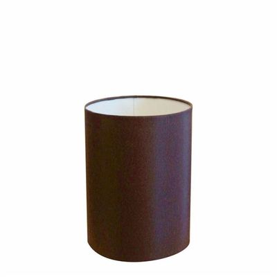 Cúpula Abajur E Luminária Cilíndrica Vivare Cp-7004 ø15x25cm - Bocal Nacional Café