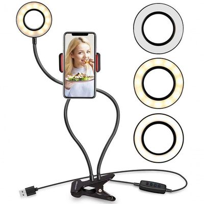 Ring Light Completo Suporte Celular Maguiagem Live Stream