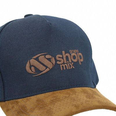 Bone Aba Curva Gruposhopmix Azul Escuro