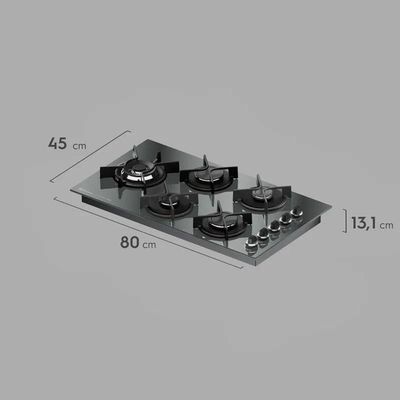 Cooktop 5 Bocas A Gás Electrolux Espelhado KE5HP Bivolt