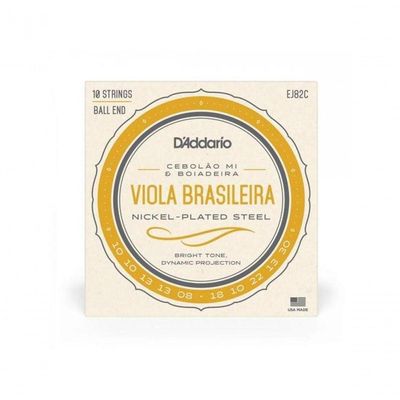 Encordoamento Para Viola Brasileira Cebolão Mi/boiadeira