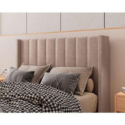 Cabeceira Estofada Solteiro 90 Cm Turquesa Veludo Rose