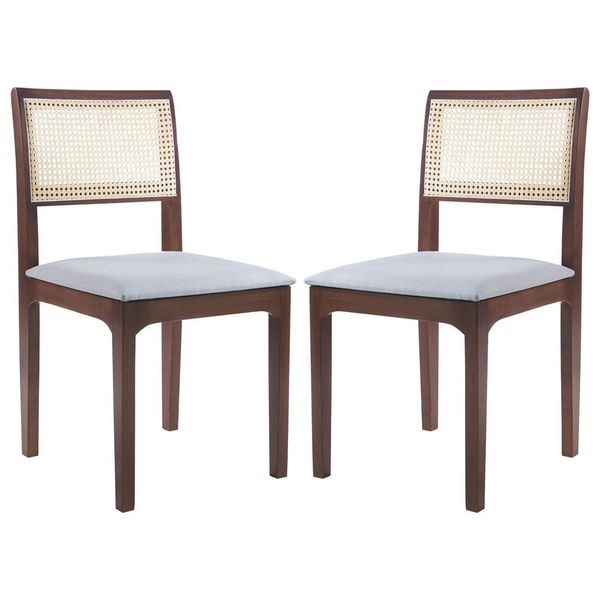 Kit 2 Cadeiras Decorativa Sala de Jantar Nivea Amêndoa - Gran Belo