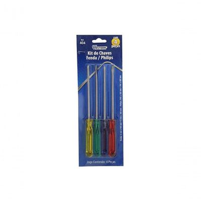 Jogo De Chaves De Fenda E Philips Western Com 4 Pecas