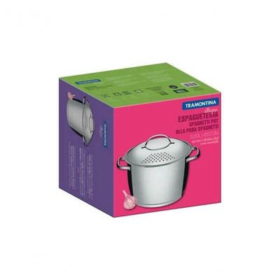 Espagueteira Tramontina Allegra Aço Inox 22cm