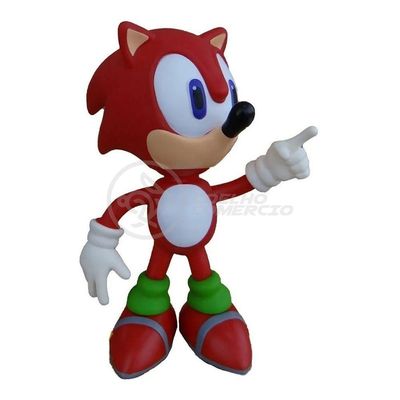 Boneco Knuckles The Echidna Grande Super Size 23Cm - Sonic