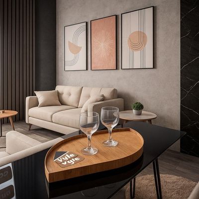 Bandeja Decorativa Anne Cinamomo Laminada