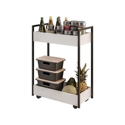 Carrinho Multiuso Fruteira Lara - Ssx Multicoisas Branco
