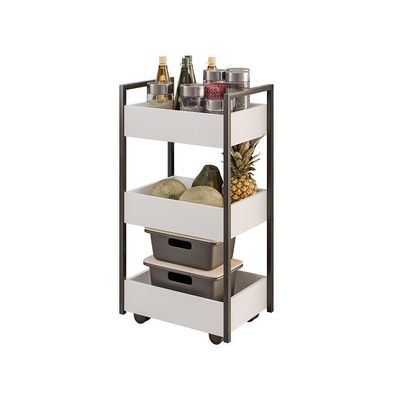 Carrinho Multiuso Fruteira Laís - Ssx Multicoisas Branco