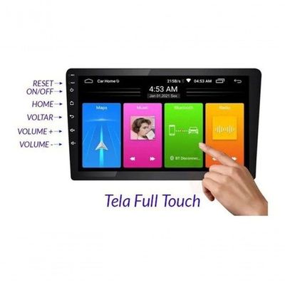 Multimidia Roadstar 9'' Gps Bluetooth Espelhamento Ios