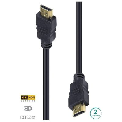 Cabo Hdmi 2.0 4k Ultra Hd 3d 2m