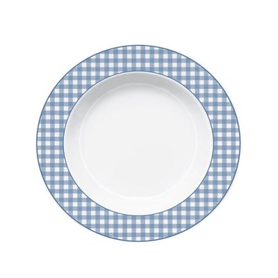 Aparelho De Jantar 30 Peças Floral Azul Germer