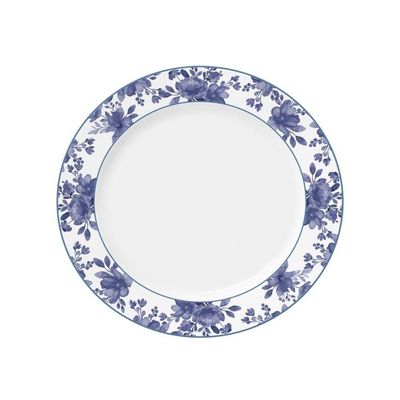 Aparelho De Jantar 30 Peças Floral Azul Germer