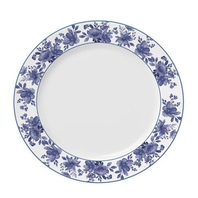Aparelho De Jantar 30 Peças Floral Azul Germer