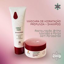 Kit Shampoo Mascara Doce Raiz Extrato De Batata Doce