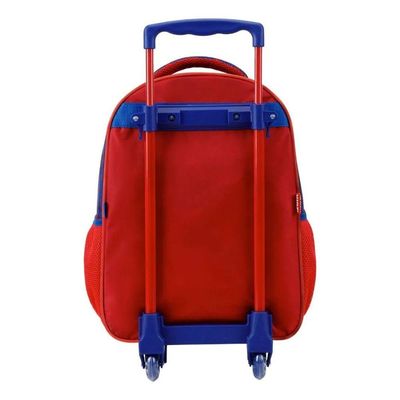 Mochila Homem Aranha Escolar Com Rodinhas - Spider Man - Xeryus - Vermelho Vermelho