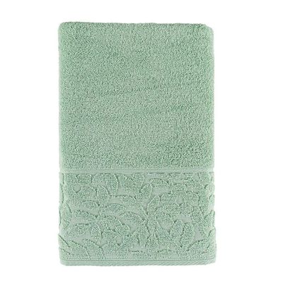 Jogo De Banho Blume Fio Penteado Jacquard 05 Peças 100% Algodão - Pistache/amêndoa/amêndoa