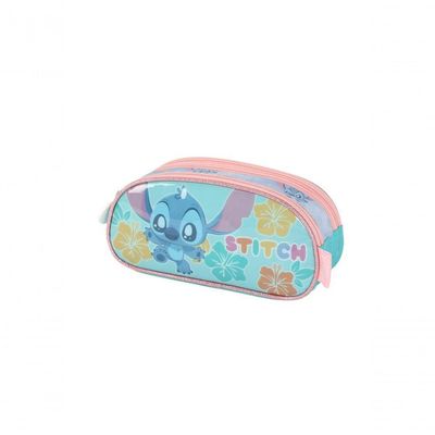 Estojo Stitch Turquesa - Unico Verde