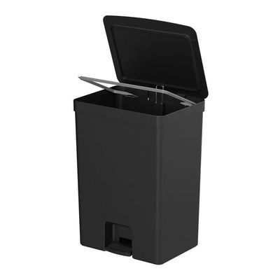 Lixeira Com Pedal Trium 50 L Preto Ou
