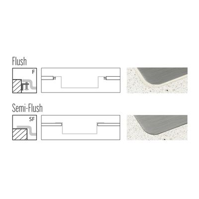 CUBA TRAMONTINA EM AÇO INOX DESIGN COLLECTION QUADRUM  45 X 40 CM (94006/103)