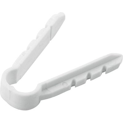Abraçadeira Grampo, 6 Mm, Branca, Com 8 Peças, Vonder Ostenvonder