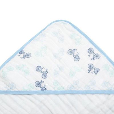 Toalha De Banho Soft Com Capuz Estampada Bike Papi