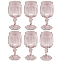 Conjunto 6 Taças Plástico 350ml Água Suco UZ