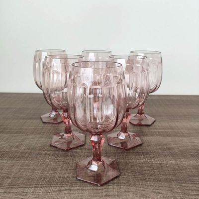 Conjunto 6 Taças Plástico 350ml Água Suco UZ