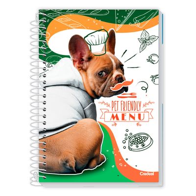 Caderno Universitário Feminino Mimo 160F/10 Matérias Credeal