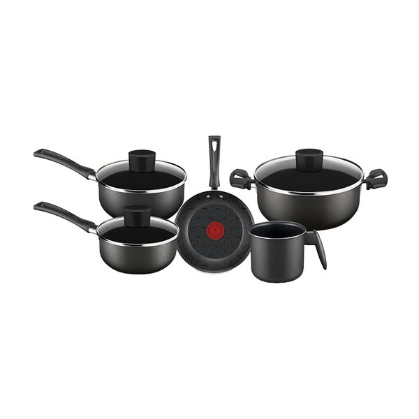 Conjunto de Panelas Antiaderente Rochedo Pratic Cinza 5 Peças Conjunto de Panelas Antiaderente Rochedo Pratic Cinza 5 Peças