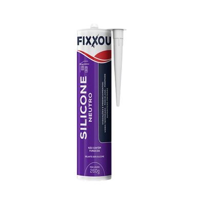 Silicone Neutro - Fixxou - 260g (p- Policarbonato)