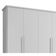 Guarda-roupa Casal Branco 6 Portas 4 Gavetas Canadá - Rv Móveis