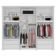 Guarda-roupa Casal Branco 6 Portas 4 Gavetas Canadá - Rv Móveis