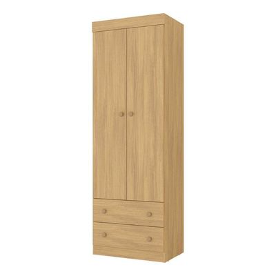 Guarda-roupa Infantil 62cm 2 Portas E 2 Gavetas Encanto Multimóveis Mp4446 Madeirado Madeirado