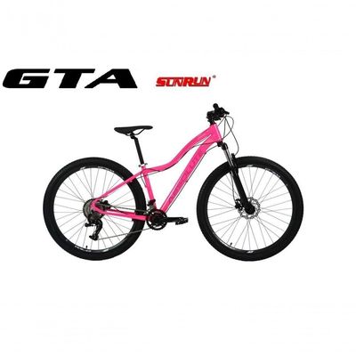 Bicicleta Aro 29 Feminina Absolute Hera Kit 2x9 Gta Sunrun K7 Freio A Disco Garfo C-trava Mtb rosa Tam: 17