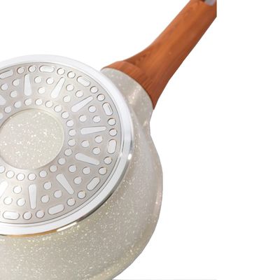 Panela Antiaderente Cerâmico Temperatti Bianco CM TV 16cm