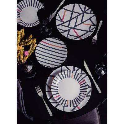 Aparelho de Jantar Tramontina Street em Porcelana Decorada 20 Peças