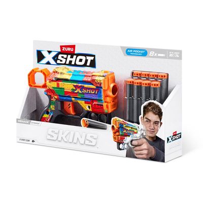 Lançador de Dardos X-Shot - Skins Menace - Striper