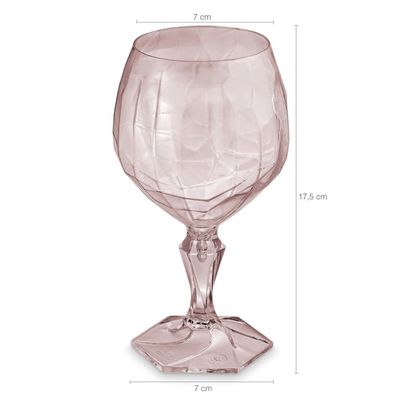 Taça Água Suco 350ml Plástico UZ Tango