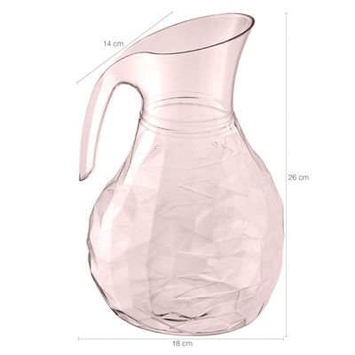Jarra Plástica Com Alça 2,3L Para Água E Suco UZ